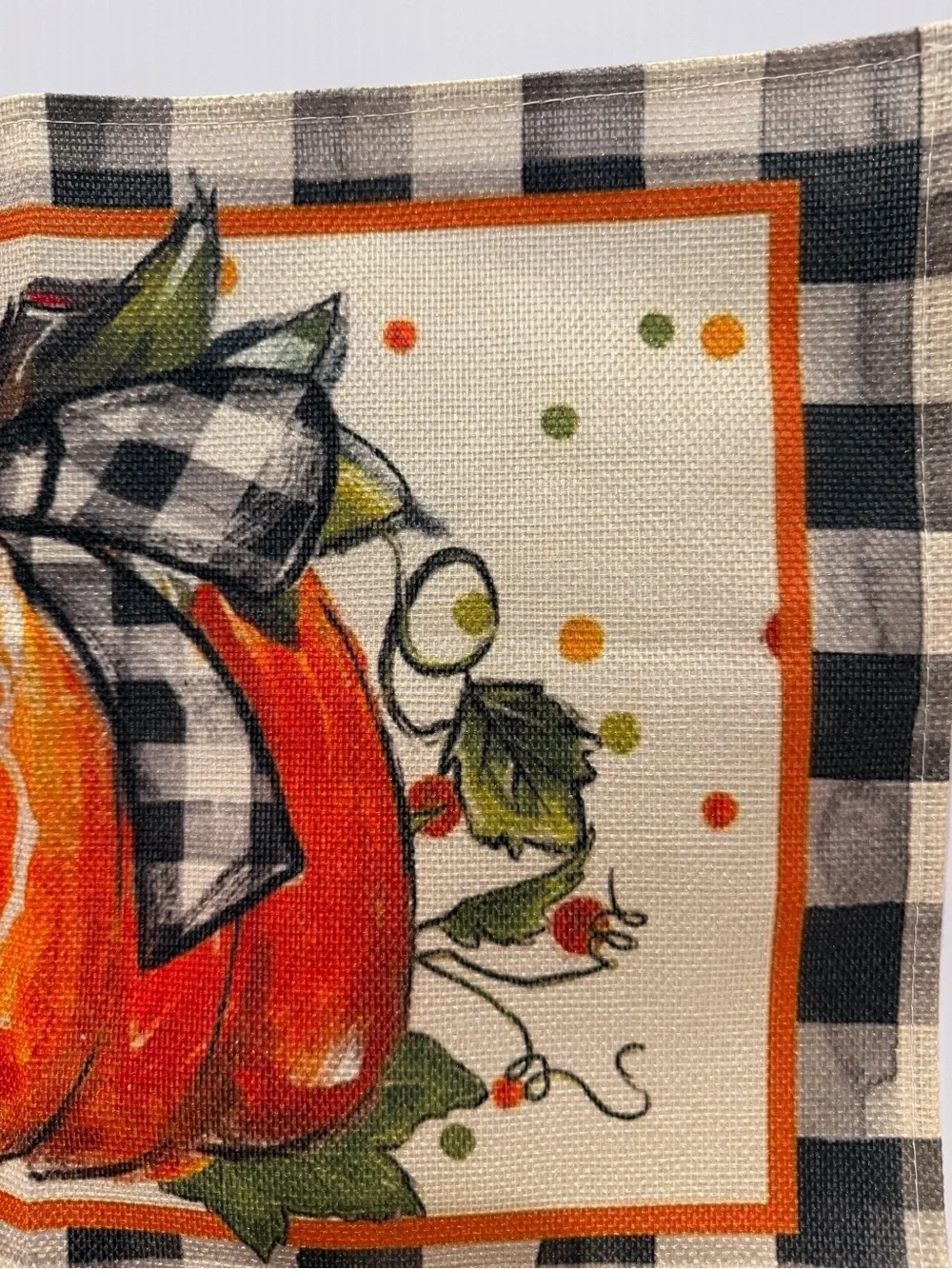 Pumpkin Placemats Fall, Halloween, Thanksgiving Set 4 13 X 17 Woven Material